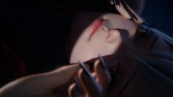 影，红唇，魅惑眼神，游戏《王者荣耀》人物角色影壁纸图片