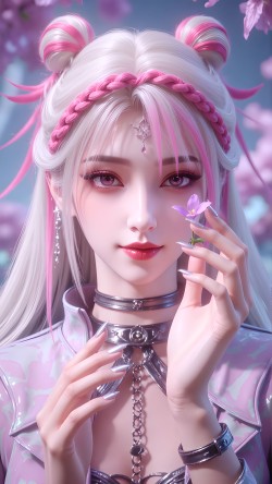 楚天歌妹妹确实好看 ai绘画 克金玩家 国漫女神