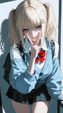 AI绘画秀 二次元壁纸插画