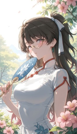 团扇 鸣潮 坎特蕾拉卡提希娅 长离 高清手机游戏壁纸