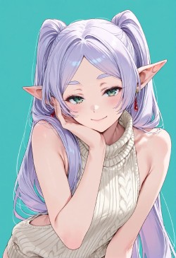 成熟风的芙莉莲 二次元 动漫 葬送的芙莉莲壁纸 可爱到爆炸