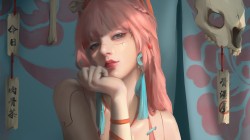 肉骨茶 个性二次元动漫美女壁纸