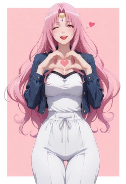 二次元少女壁纸 潮图 可爱表情