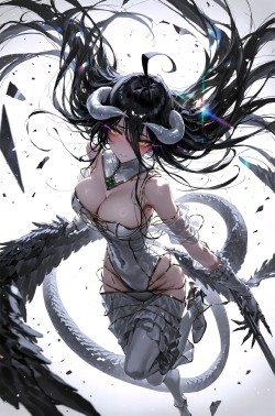 overlord #雅儿贝德 #骨王 #不死者之王 #二次元人物