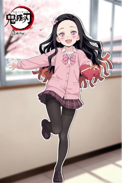 情人节巧克力 现实现代校园版鬼灭之刃 二次元同人壁纸图片