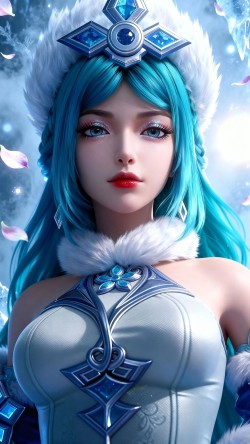 游戏王者荣耀 昭君王之俯视4k超高清手机壁纸 王昭君美女图片