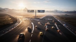 电影【飞驰人生3】分叉路口 公路汽车 高清电脑壁纸