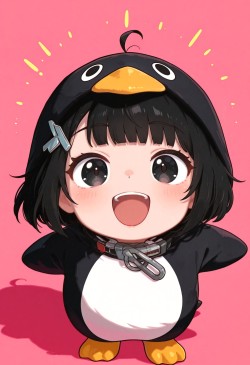 最近经常刷到很火的 咕咕嘎嘎 太可爱啦萌化了ଘ(੭ˊᵕˋ)੭二次元AI绘画