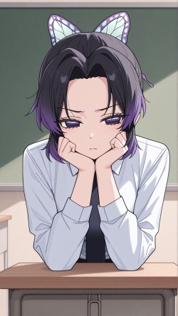 鬼灭之刃 蝴蝶忍 壁纸 二次元图片