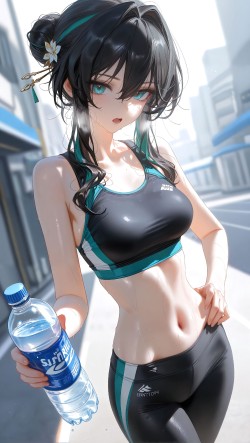 晨跑系列 崩坏星穹铁道 阮梅 知更鸟 流萤 停云