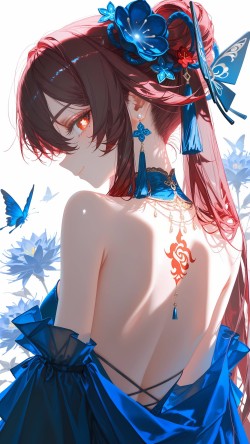 原神壁纸 快来看看有没有你喜欢的高清壁纸 二次元游戏角色 露背