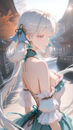 鸣潮今汐 侧脸侧颜 唯美高清壁纸