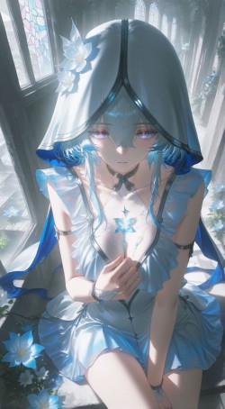 黑海岸最忧郁的蝶 鸣潮守岸人 唯美柔感风 二次元游戏角色人物美图