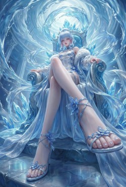 二次元游戏角色AIGC原神神里绫华大长腿高清手机壁纸