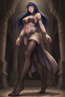 火影忍者全员埃及大冒险。异域风情 小樱 雏田 纲手... 黑丝袜裤袜