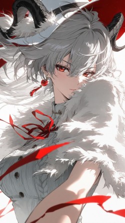 非常帅的鸣潮赞妮 竖版手机壁纸图片