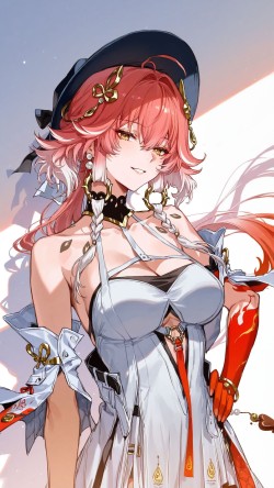 鸣潮女团 尤诺 长离 椿 唯美二次元美女御姐