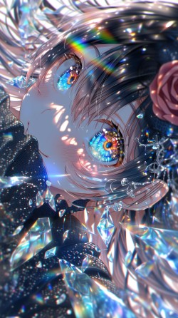 壁纸推荐 唯美充满生命力 二次元炫彩高清图片 眼睛