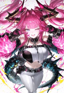 伊冯的服装和形象设计感觉都挺棒的 明日方舟终末地 伊冯 二次元