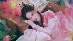 唯美 荷花 国风美女李一桐桌面壁纸