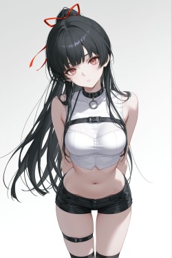 千咲可爱捏，同人插画鸣潮千咲二次元