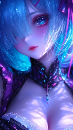 锁屏壁纸 雷姆 二次元 从零开始的异世界生活 唯美高清壁纸