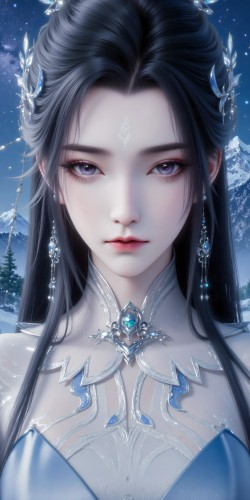 诛仙 国漫女神 ai绘画 深情如陆雪琪