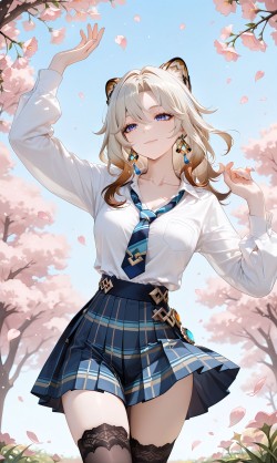 美图分享 #二次元 #ai绘画 #原神 #希诺宁