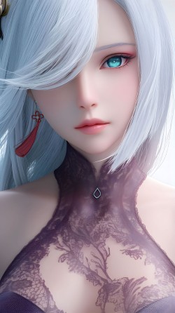 你是因为什么喜欢申鹤的呢。#原神 #申鹤#美图分享