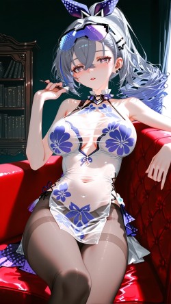 银狼plus 崩坏星穹铁道 黑丝 旗袍