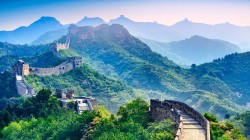 夏天长城风景桌面壁纸