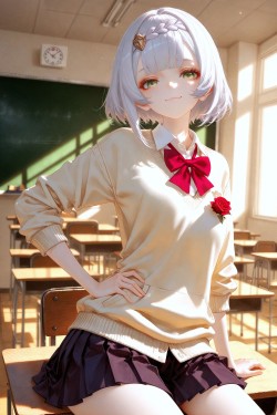 好可爱！原神 芙宁娜 纳西妲 可莉 宵宫 喵喵喵！凌华 胡桃 游戏壁纸