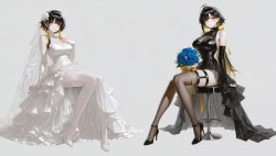 鸣潮 漂泊者 婚嫁 AI制作 游戏电脑壁纸桌面