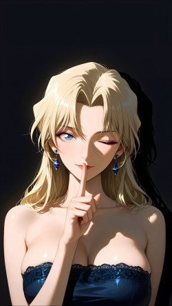 精美手机锁屏壁纸ai绘画 名侦探柯南剧场版 二次元壁纸