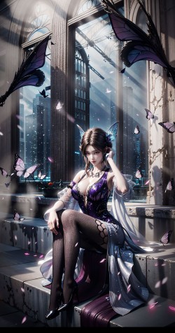 火灵儿 国漫美女 长腿女神 身材好就是好 画面太美