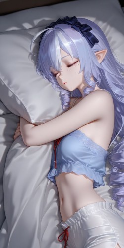 绝区零妹子们的睡颜，晚安~ 零艾莲 薇薇安