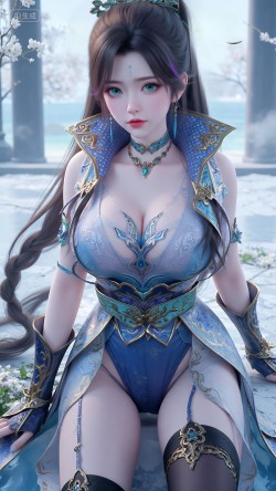 高清壁纸 斗破苍穹青鳞国漫女神 手机锁屏美女壁纸