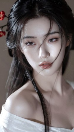 Ai摄影 简约风格 汉服写真 东方美学