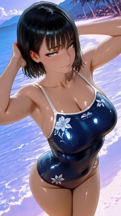 人总是心有余悸形单影只，步步回头。小舟澪 夏日重现 海边