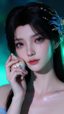 真人写实，这风格超好看的很喜欢-安妙依，现代版穿搭，国漫女神美女壁纸图片