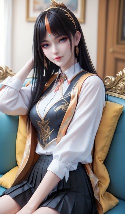 凤清儿 斗破苍穹 国漫女神 AI创意