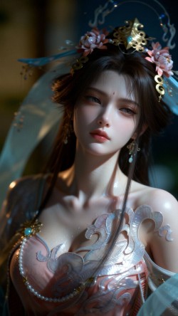美女写真美图 动漫动画遮天 写实版 伊轻舞 国漫美女壁纸 御姐 古风古装