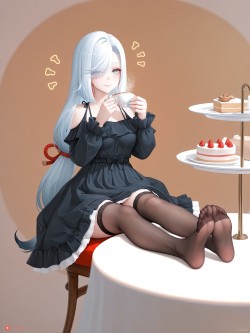 下午茶时光。#申鹤