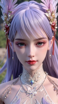 全新 林紫玥 国漫女神 ai绘画 手机高清壁纸