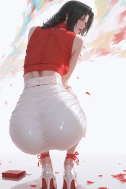 第二弹-二次元火影忍者成熟的美，夕日红都市丽人，大长腿美腿高跟鞋