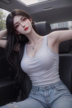 火灵儿 完美世界 完美身材 汽车