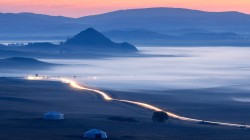 坝上草原早晨风景壁纸