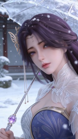 《完美世界》云曦动画国漫美女御姐，高颜值细节美感，动漫角色人物