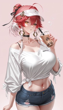 二次元游戏鸣潮壁纸 长离 坎特蕾拉 卡提希娅