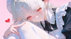 可以教我无吟唱魔法吗？无职转生希露菲aicg绘画 电脑壁纸桌面背景